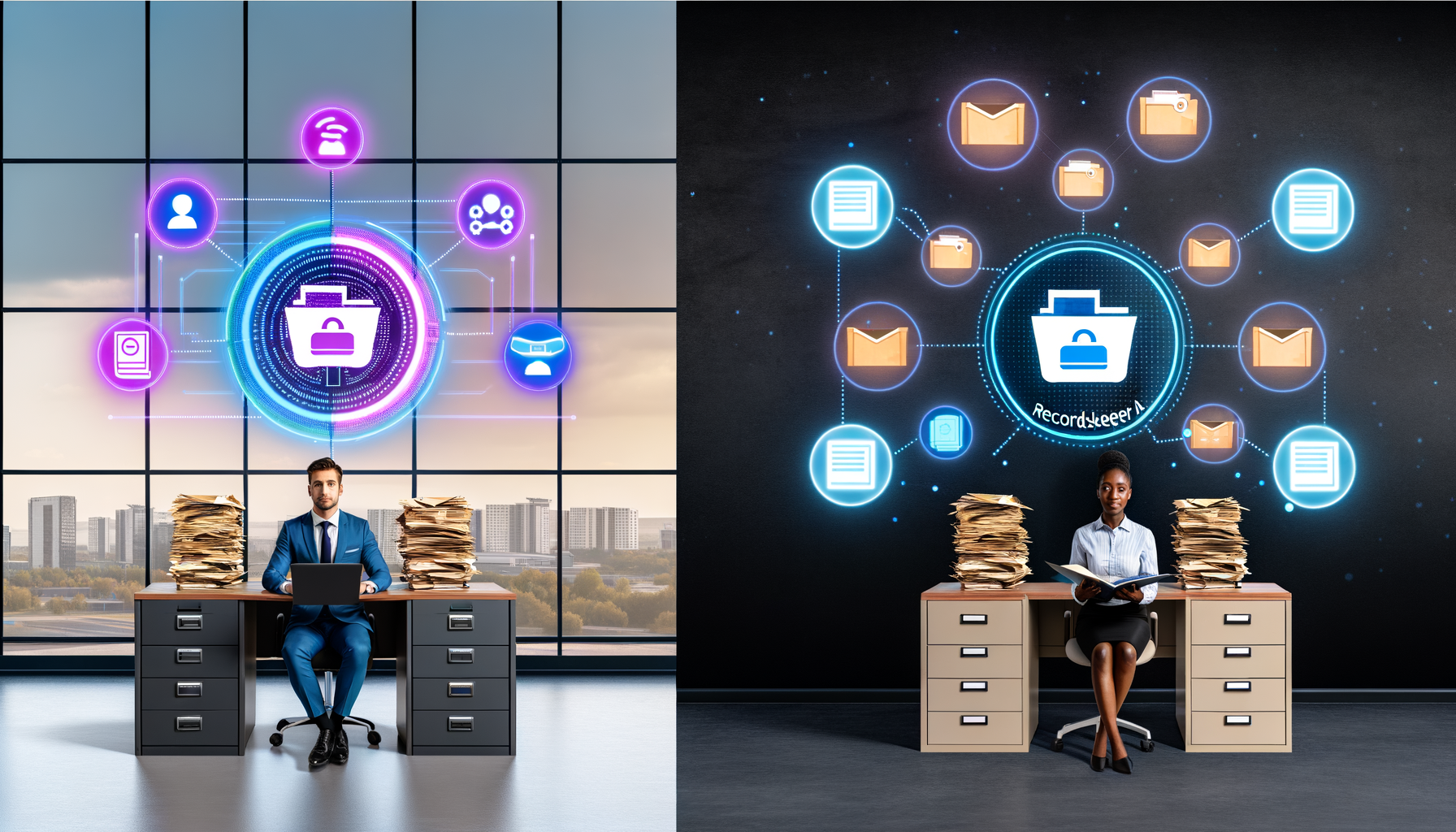 RecordsKeeper.AI vs Traditional DMS: A Comparison